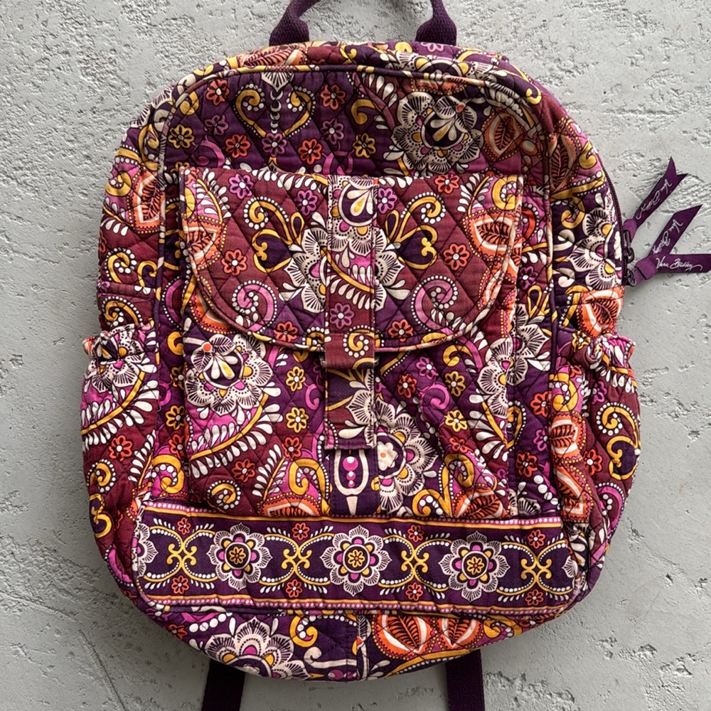 Vera Bradley Sunset Pattern Backpack| Travel Back… - image 2